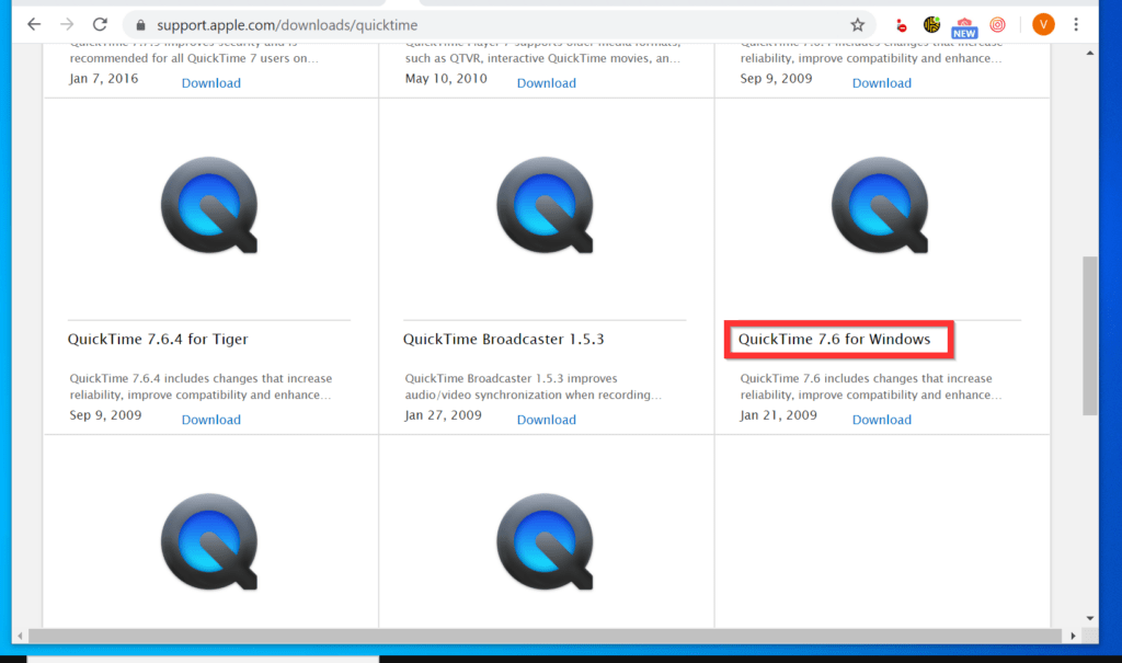 download quicktime for mac 2014